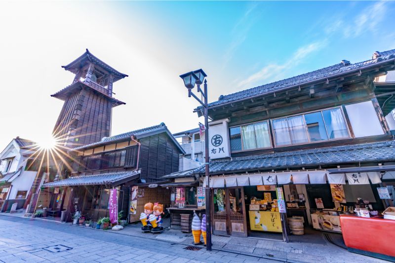 小江戸川越 一番街商店街（蔵造りの町並み）の写真